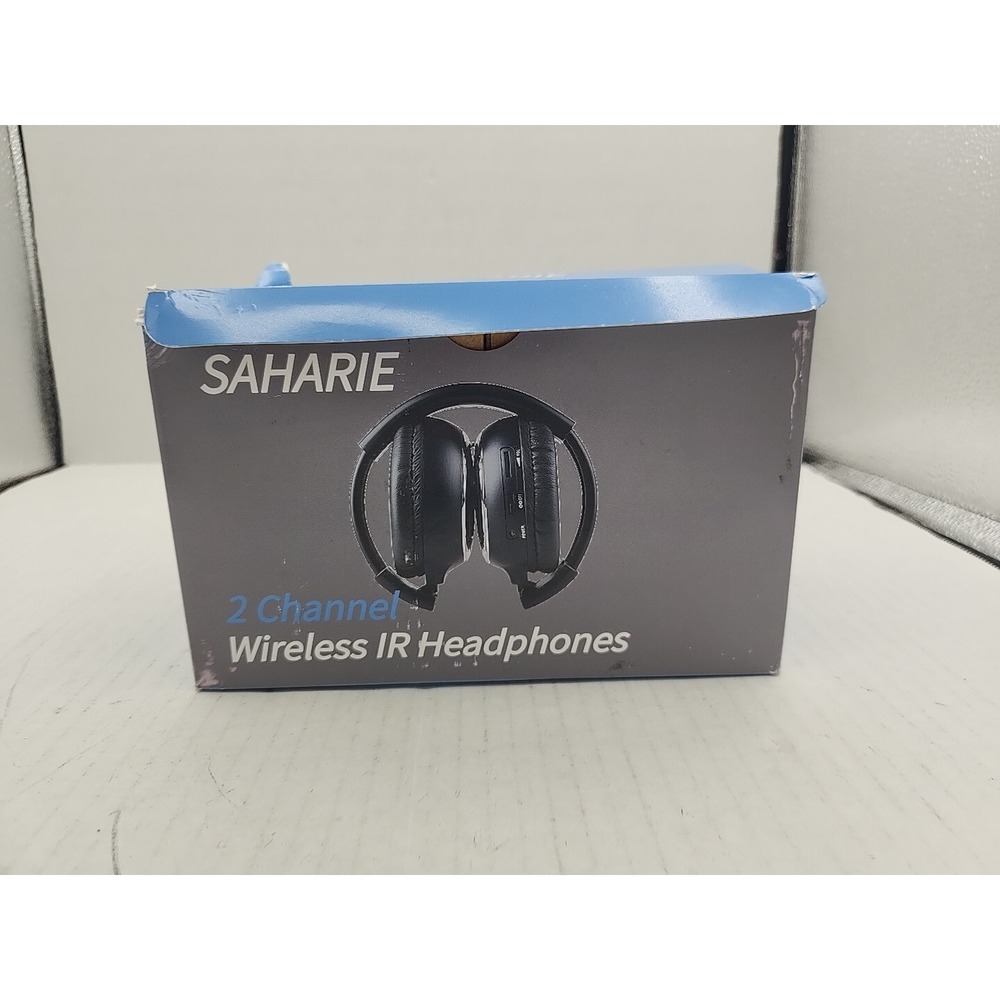 Two Wireless 2 Channel Fold Flat Infrared Rear Entertainment System DVD...